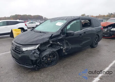 2024 Honda Odyssey Sport из США, поврежденный, VIN 5FNRL6H75RB033917